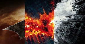 Batman trilogia posters combinados medo caos dor