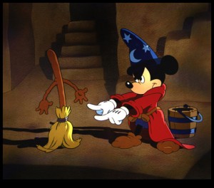 Sempre desconfie que o Mickey era um Jedi