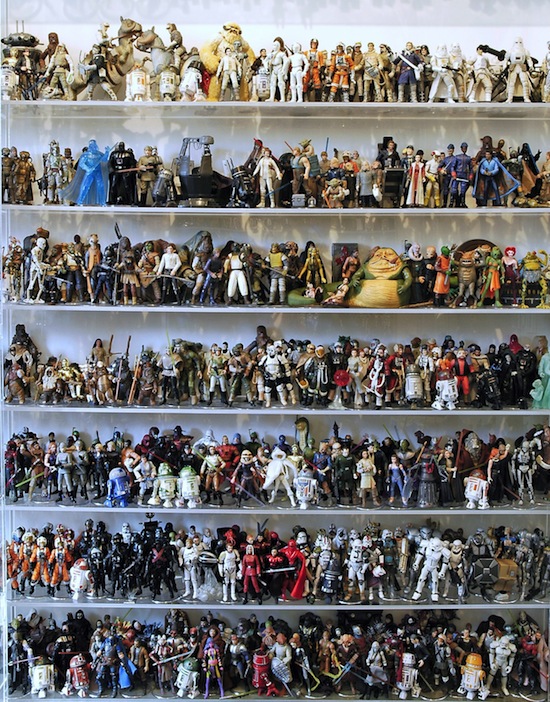 Leilão de 2000 Actions Figures da Saga Star Wars