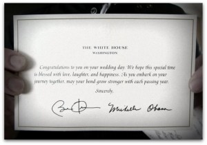 O que acontece se você convida o Obama para o seu casamento