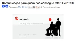 Aplicativos de celular para pessoas com deficiências – Parabéns Cler Oliveira