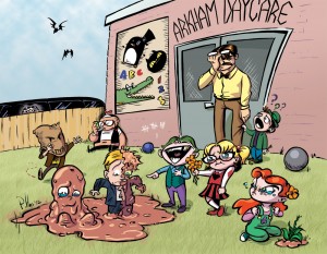 Como seria a Creche Arkham