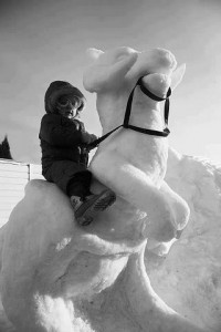 Isso é um exemplo de pai - Tauntaun de neve
