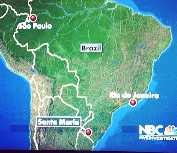NBC confundiu São Paulo com São Paulo de Olivença