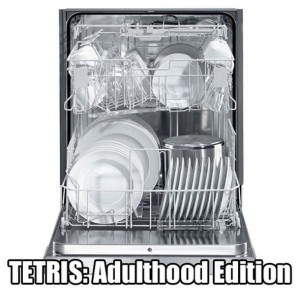 Tetris e máquina de lavar