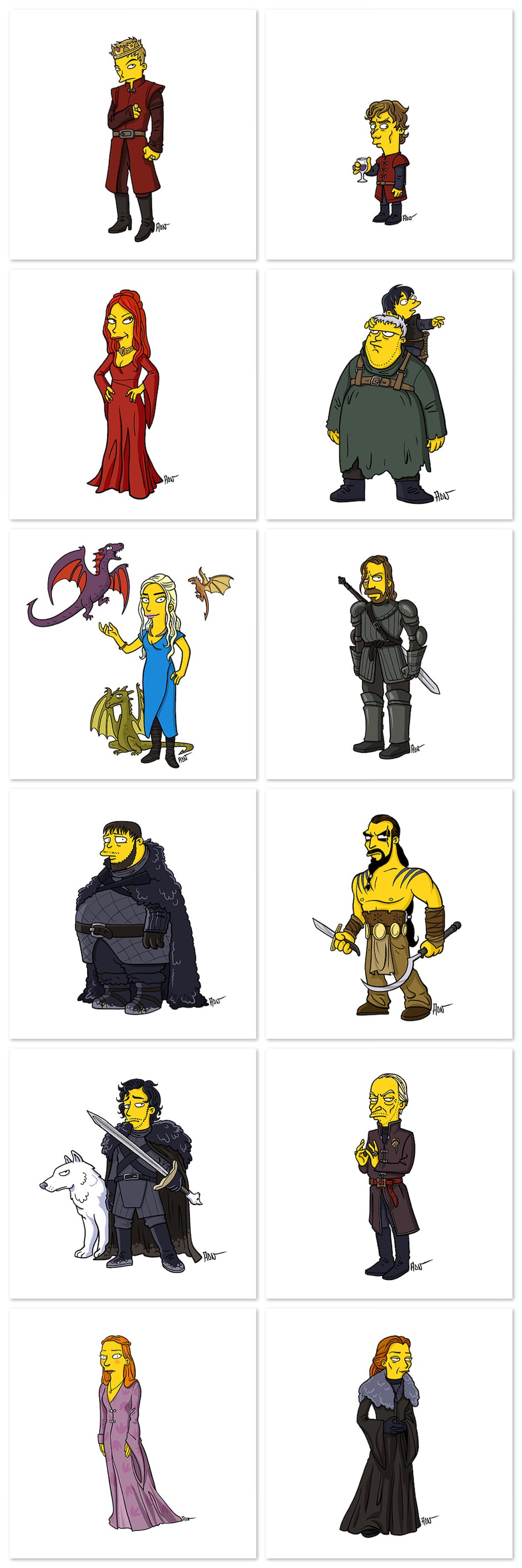 Game of Thrones Simpsons
