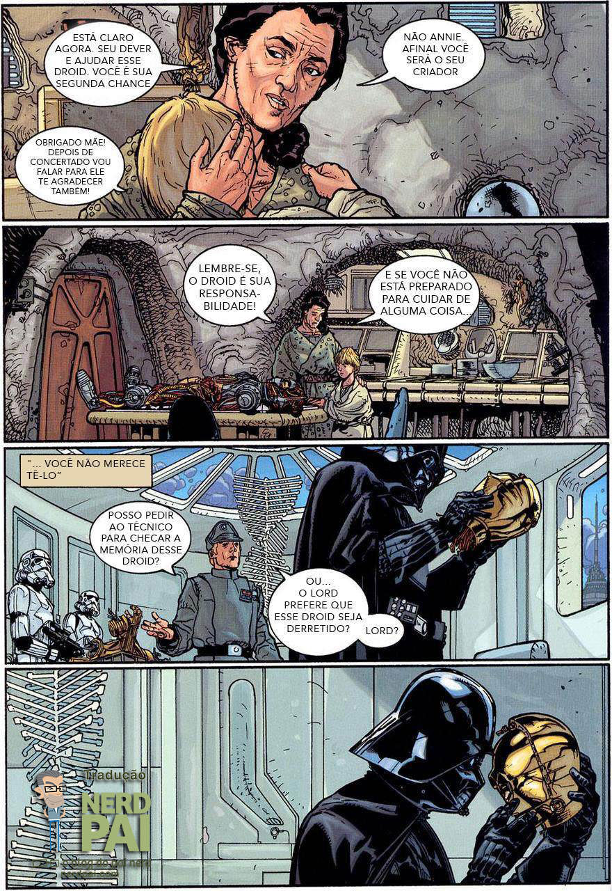 Uma lição para o Darth Vader ou não