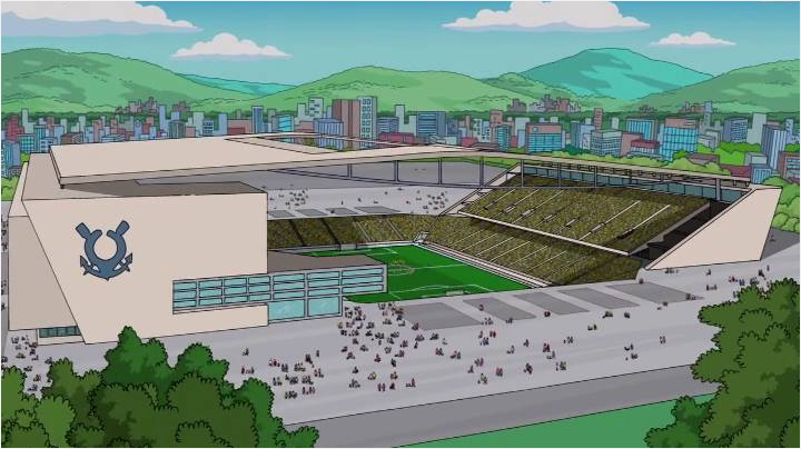 Itaquerao Arena Corinthias Simpsons