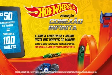 Promoção Conexão Infinita Hot Wheels