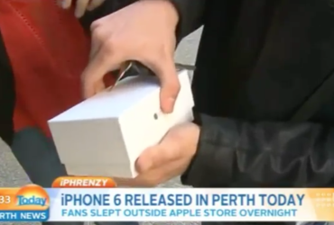 E o primeiro iPhone 6 vendido no mundo tenta se matar....