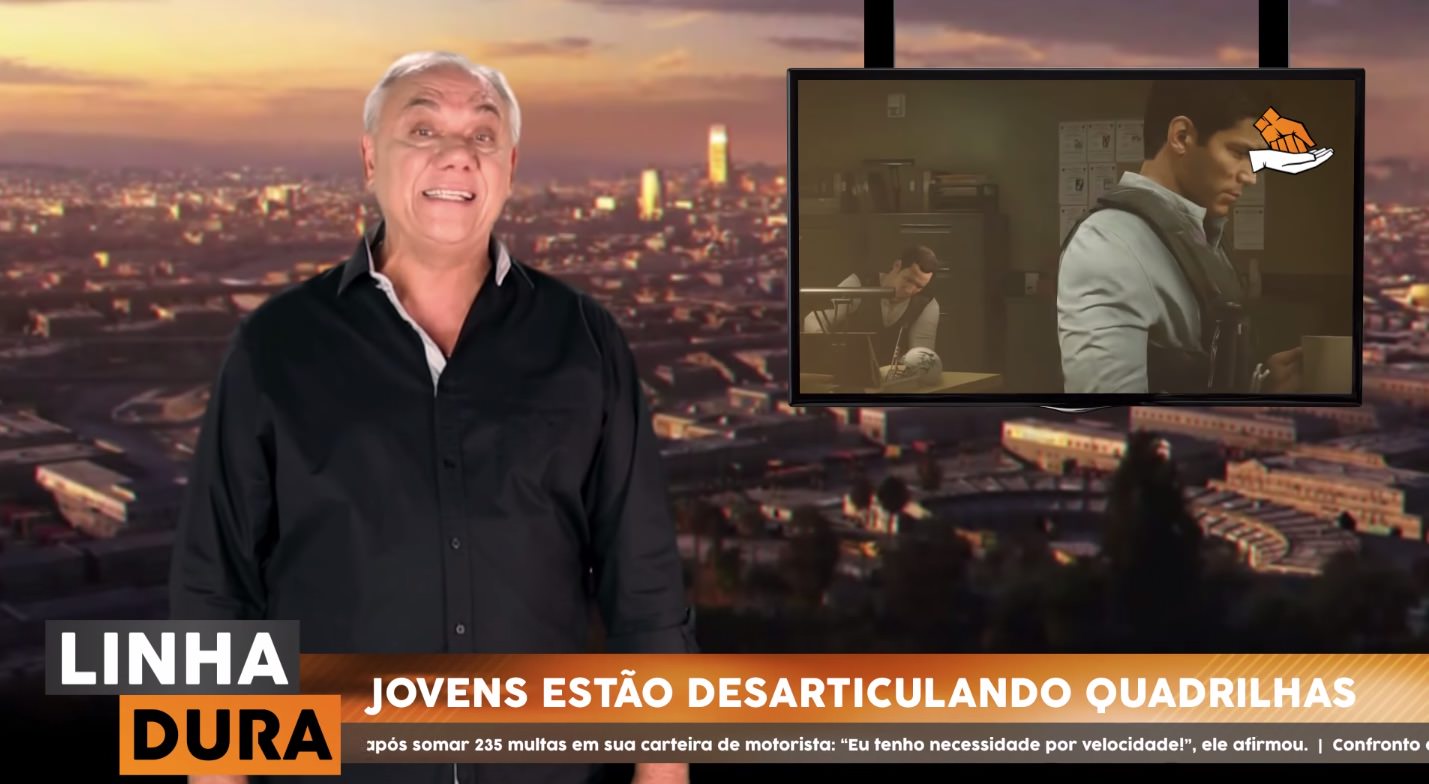 Marcelo Rezende faz comercial para o videogame Battlefield Hardline