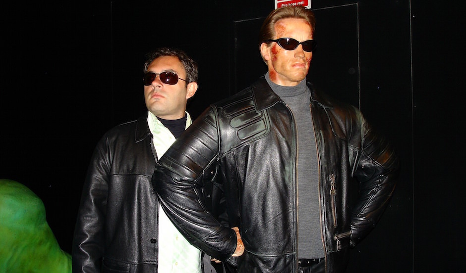 Pegadinha com com o Schwarzenegger no Madame Tussauds