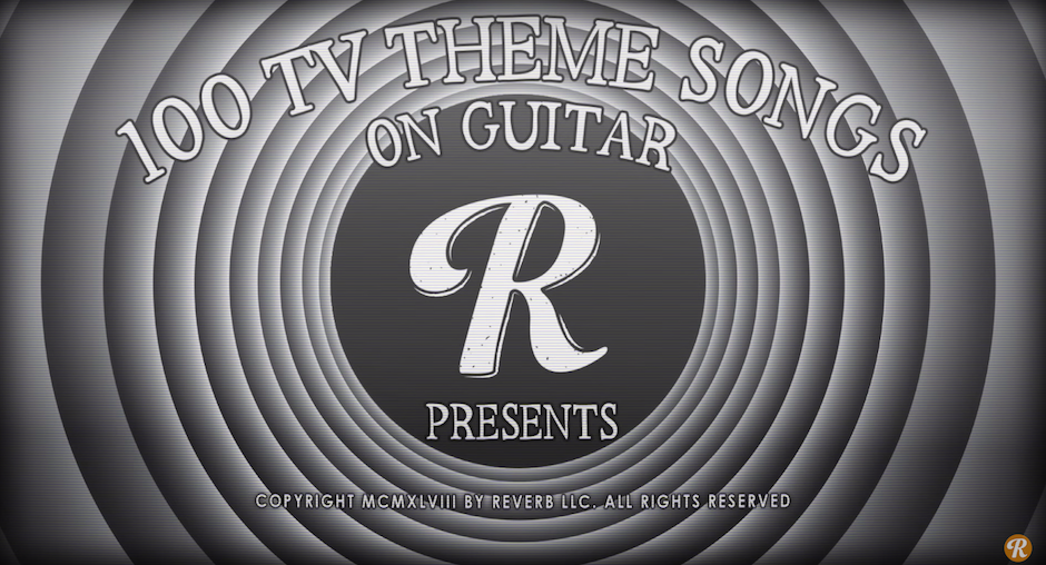 100 temas de abertura de séries e desenhos na guitarra