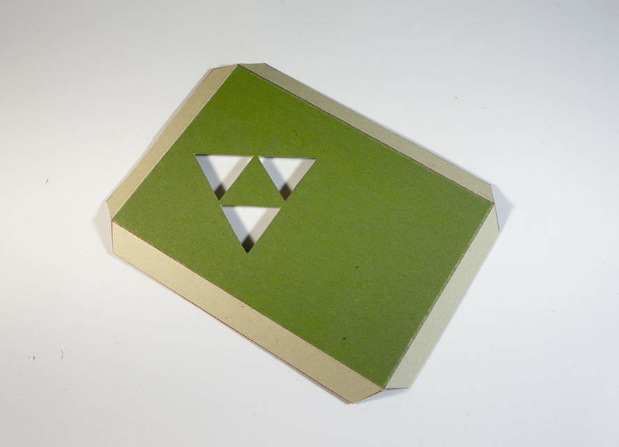 Cartão 3D Zelda - DIY 10