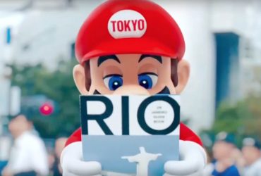 Mario Bros no encerramento das Olimpíadas Rio 2016