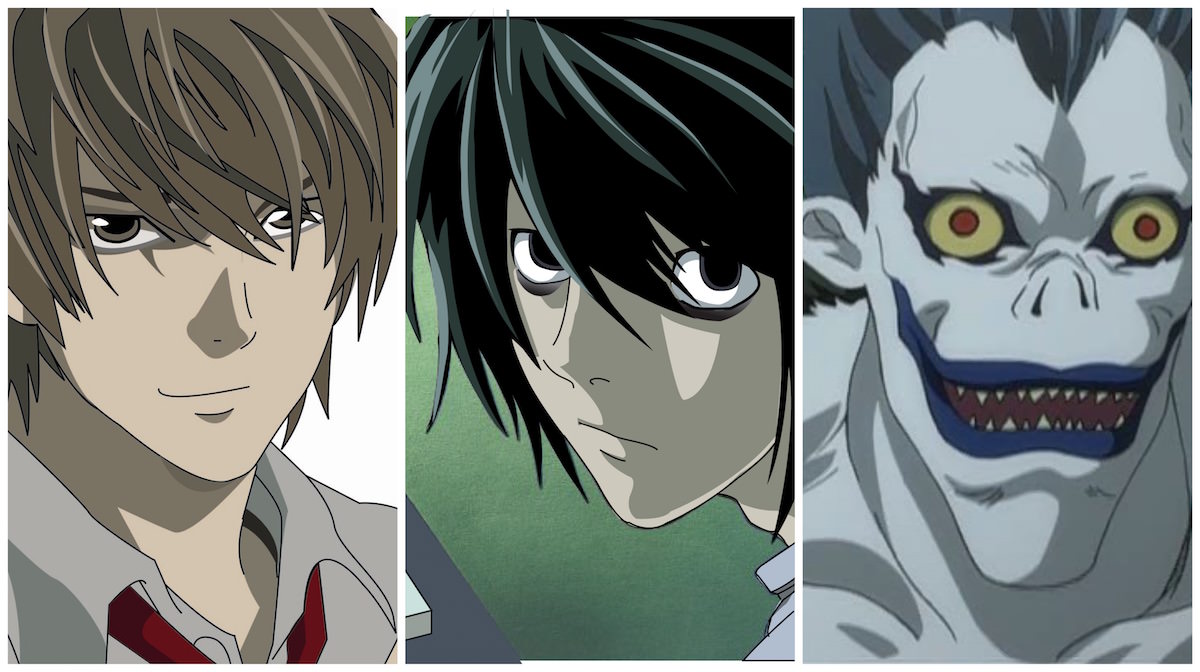 principais personagens Death Note