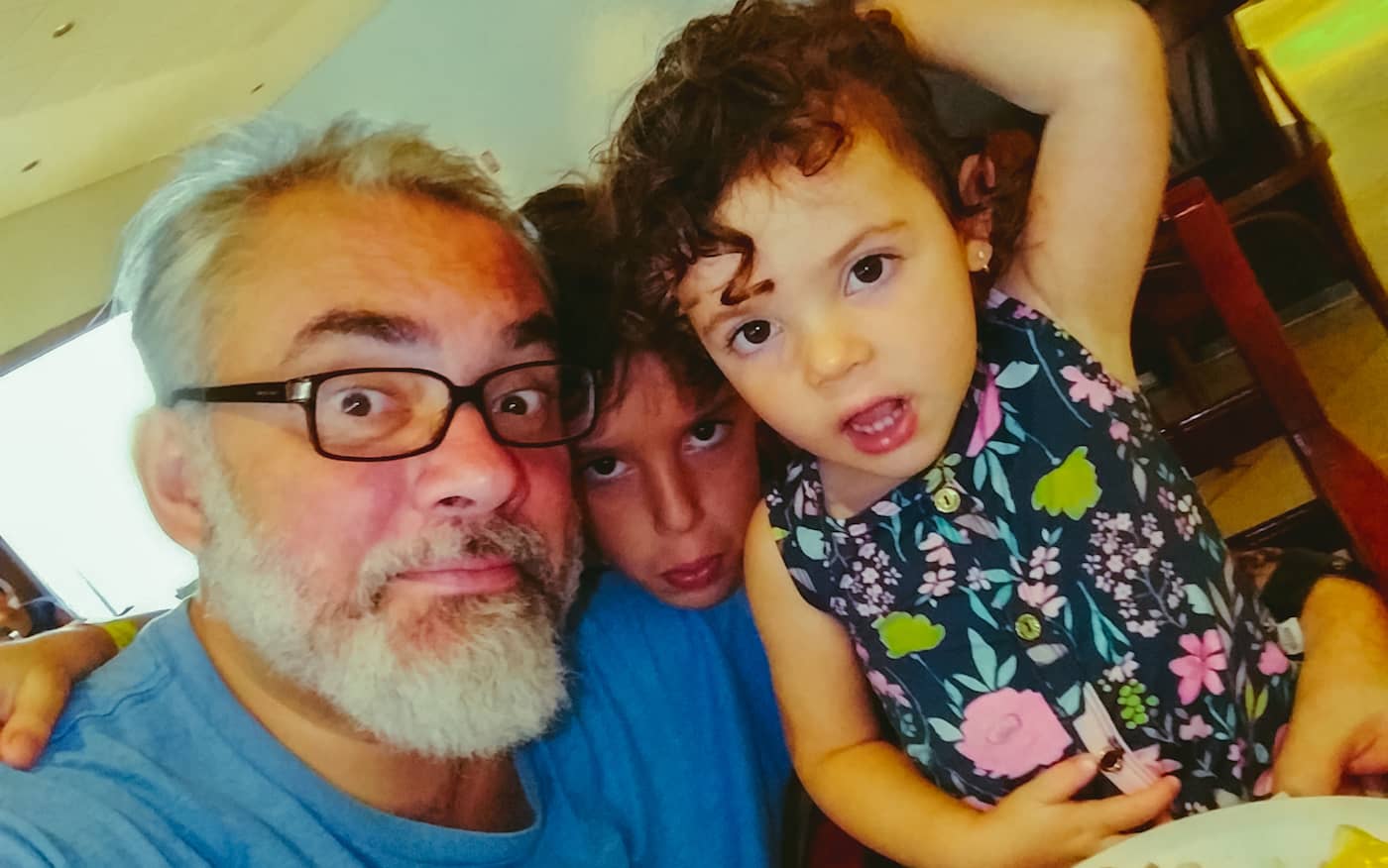 nerd pai com os filhos